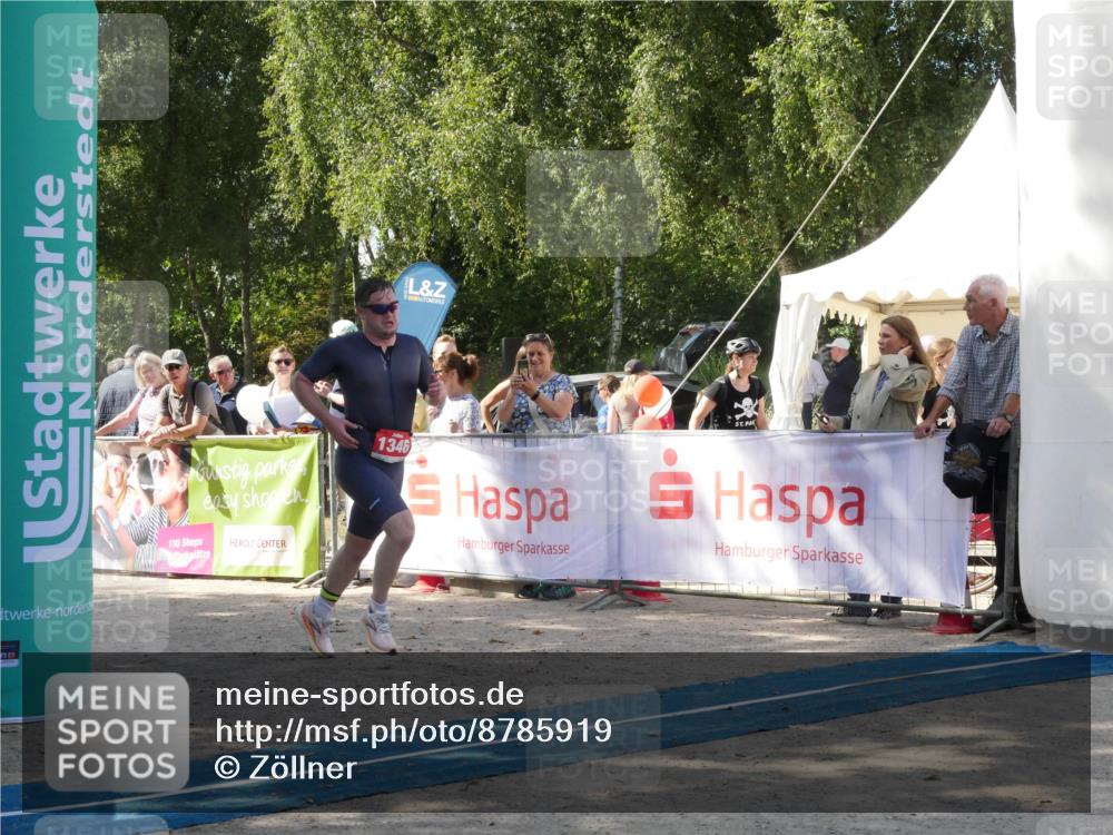 07.09.2025 - 19. Norderstedt Triathlon Zöllner http://msf.ph/oto/8785919 07.09.2025 12:55:01 Ziel 1346 meine-sportfotos.de