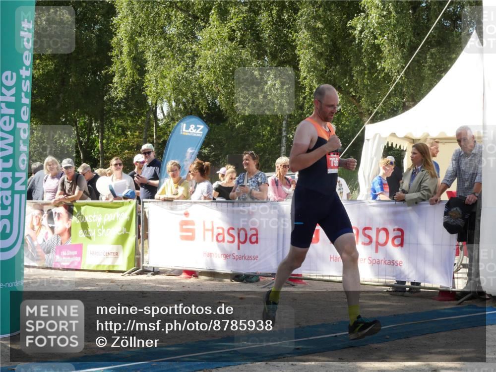 07.09.2025 - 19. Norderstedt Triathlon Zöllner http://msf.ph/oto/8785938 07.09.2025 12:55:08 Ziel 756, 1346 meine-sportfotos.de