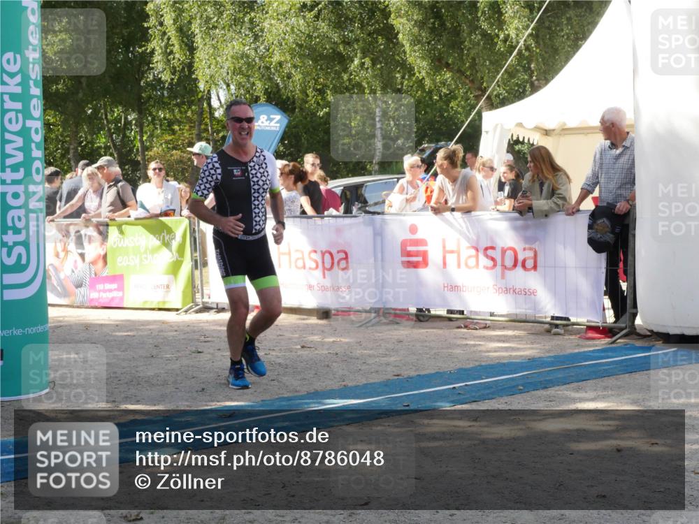 07.09.2025 - 19. Norderstedt Triathlon Zöllner http://msf.ph/oto/8786048 07.09.2025 12:57:50 Ziel 259, 898 meine-sportfotos.de