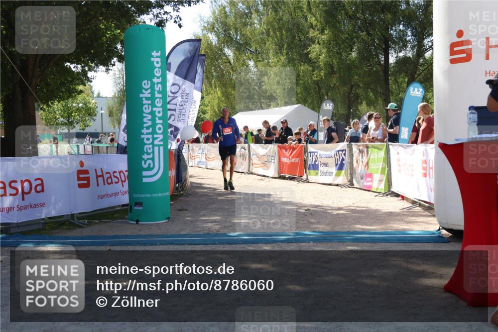 07.09.2025 - 19. Norderstedt Triathlon Zöllner http://msf.ph/oto/8786060 07.09.2025 13:22:32 Ziel 309 meine-sportfotos.de