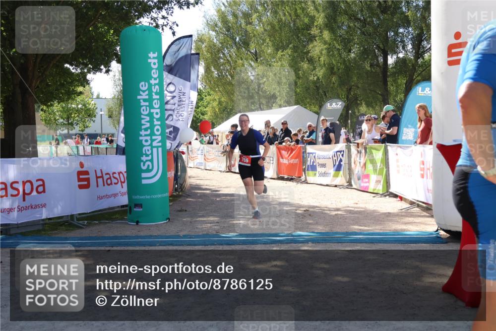 07.09.2025 - 19. Norderstedt Triathlon Zöllner http://msf.ph/oto/8786125 07.09.2025 13:23:17 Ziel 766 meine-sportfotos.de