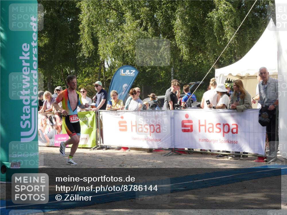 07.09.2025 - 19. Norderstedt Triathlon Zöllner http://msf.ph/oto/8786144 07.09.2025 12:59:03 Ziel 1329 meine-sportfotos.de