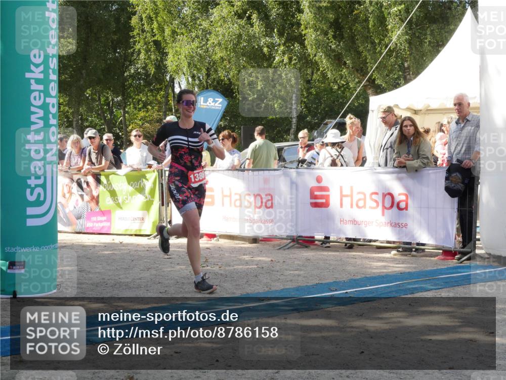 07.09.2025 - 19. Norderstedt Triathlon Zöllner http://msf.ph/oto/8786158 07.09.2025 12:59:17 Ziel 1386 meine-sportfotos.de
