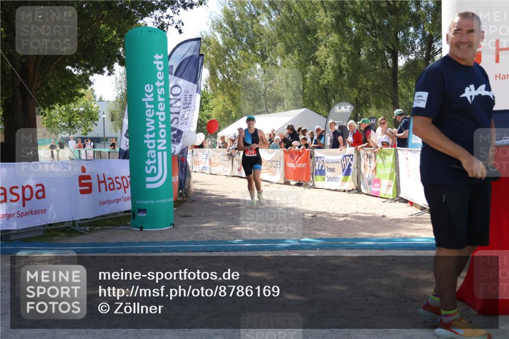 07.09.2025 - 19. Norderstedt Triathlon Zöllner http://msf.ph/oto/8786169 07.09.2025 13:23:54 Ziel 274 meine-sportfotos.de