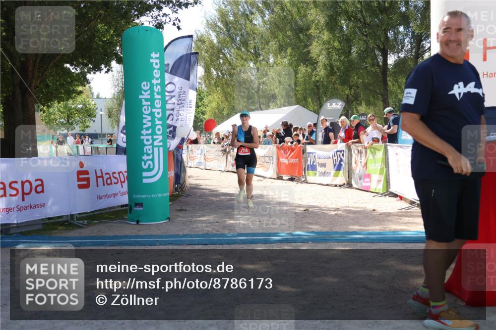 07.09.2025 - 19. Norderstedt Triathlon Zöllner http://msf.ph/oto/8786173 07.09.2025 13:23:54 Ziel 274 meine-sportfotos.de