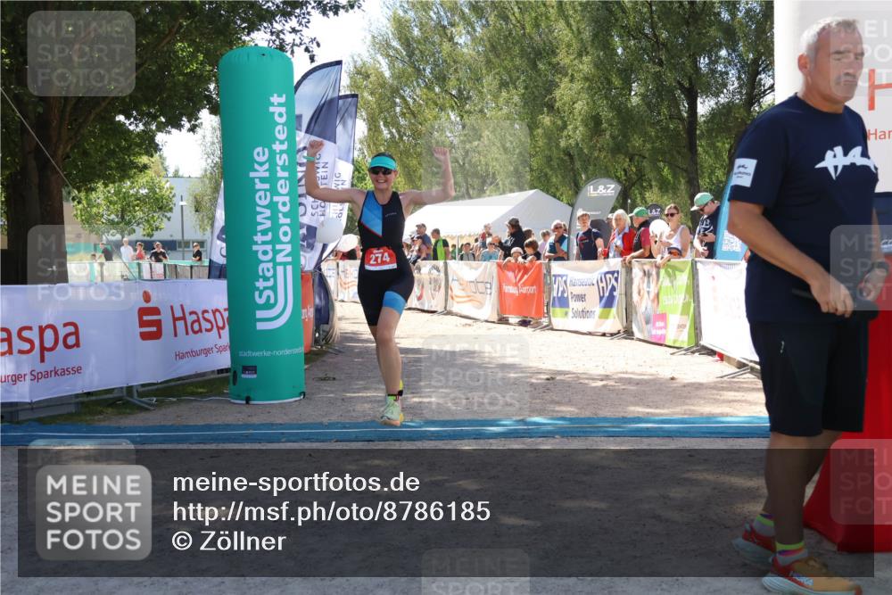 07.09.2025 - 19. Norderstedt Triathlon Zöllner http://msf.ph/oto/8786185 07.09.2025 13:23:56 Ziel 274 meine-sportfotos.de