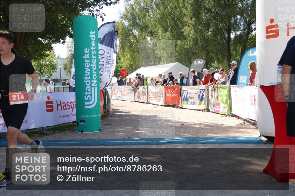 07.09.2025 - 19. Norderstedt Triathlon Zöllner http://msf.ph/oto/8786263 07.09.2025 13:24:20 Ziel  meine-sportfotos.de