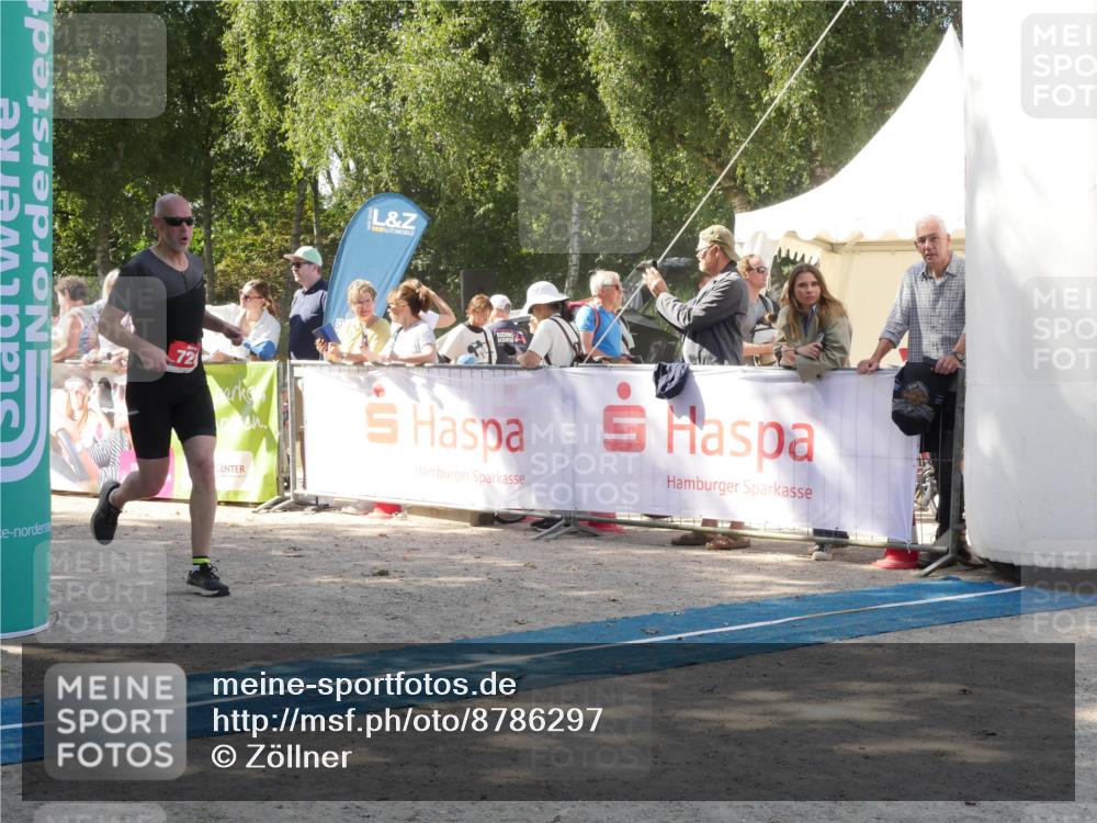 07.09.2025 - 19. Norderstedt Triathlon Zöllner http://msf.ph/oto/8786297 07.09.2025 13:01:02 Ziel 728 meine-sportfotos.de