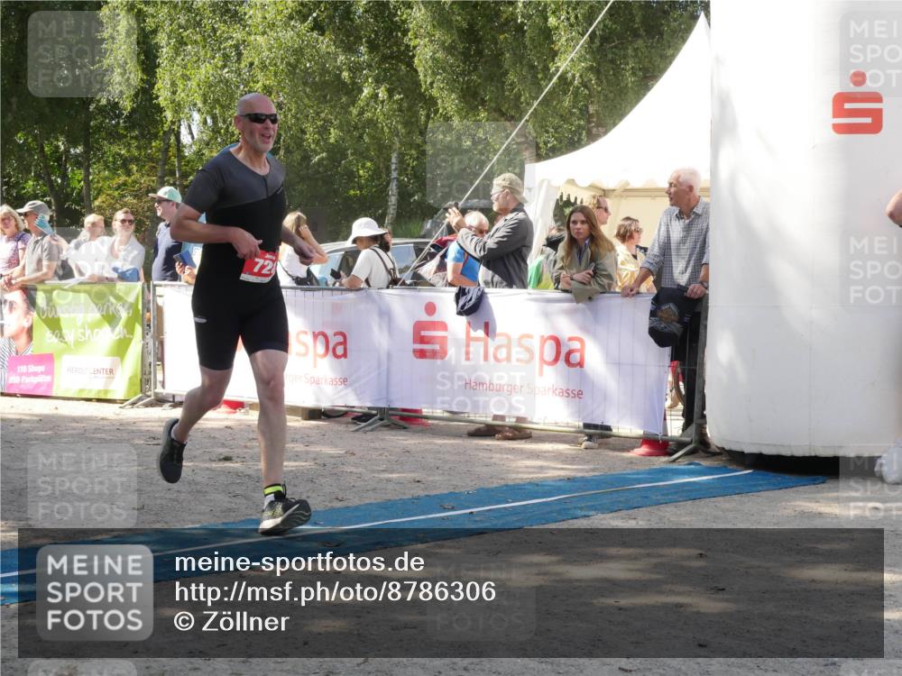 07.09.2025 - 19. Norderstedt Triathlon Zöllner http://msf.ph/oto/8786306 07.09.2025 13:01:03 Ziel 728 meine-sportfotos.de