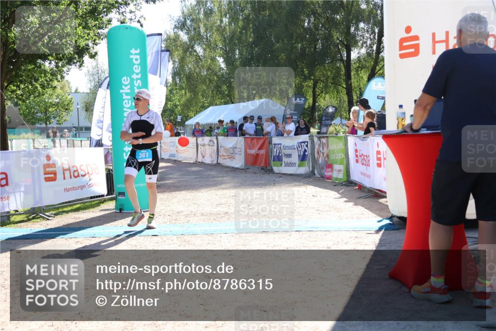 07.09.2025 - 19. Norderstedt Triathlon Zöllner http://msf.ph/oto/8786315 07.09.2025 15:39:41 Ziel 361 meine-sportfotos.de