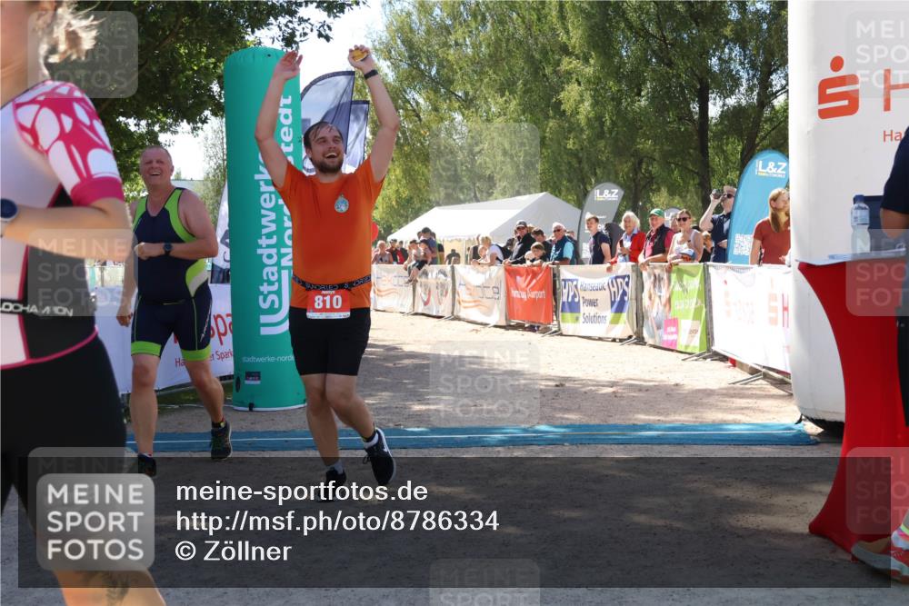 07.09.2025 - 19. Norderstedt Triathlon Zöllner http://msf.ph/oto/8786334 07.09.2025 13:25:00 Ziel 725, 810, 1263 meine-sportfotos.de