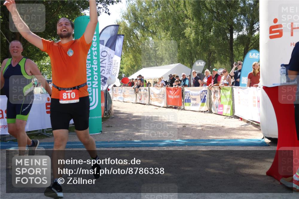 07.09.2025 - 19. Norderstedt Triathlon Zöllner http://msf.ph/oto/8786338 07.09.2025 13:25:00 Ziel 725, 810, 1263 meine-sportfotos.de