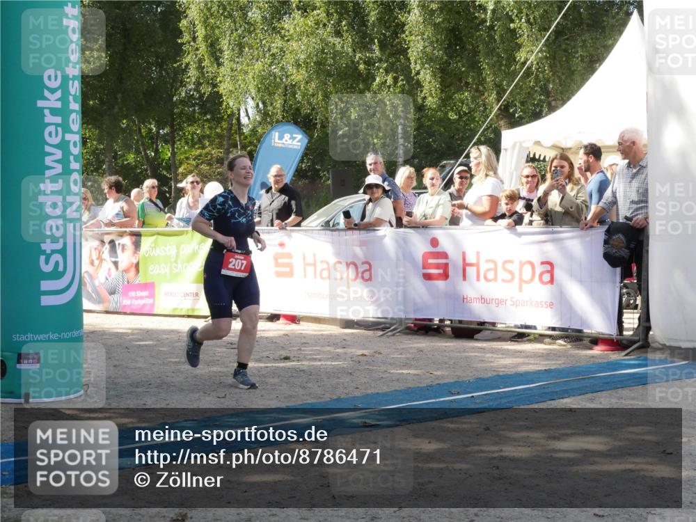 07.09.2025 - 19. Norderstedt Triathlon Zöllner http://msf.ph/oto/8786471 07.09.2025 13:03:57 Ziel 182, 207, 273, 724 meine-sportfotos.de