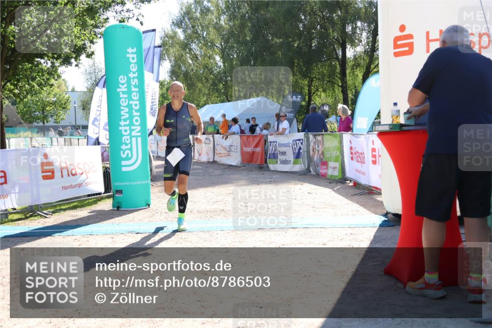 07.09.2025 - 19. Norderstedt Triathlon Zöllner http://msf.ph/oto/8786503 07.09.2025 15:41:13 Ziel 1457 meine-sportfotos.de