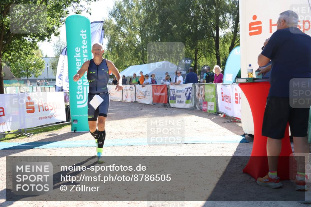 07.09.2025 - 19. Norderstedt Triathlon Zöllner http://msf.ph/oto/8786505 07.09.2025 15:41:14 Ziel 1457 meine-sportfotos.de