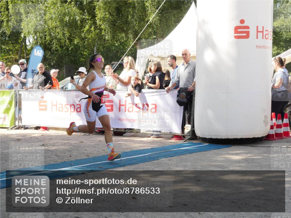 07.09.2025 - 19. Norderstedt Triathlon Zöllner http://msf.ph/oto/8786533 07.09.2025 13:04:55 Ziel  meine-sportfotos.de