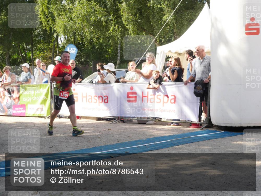 07.09.2025 - 19. Norderstedt Triathlon Zöllner http://msf.ph/oto/8786543 07.09.2025 13:05:02 Ziel 1307 meine-sportfotos.de