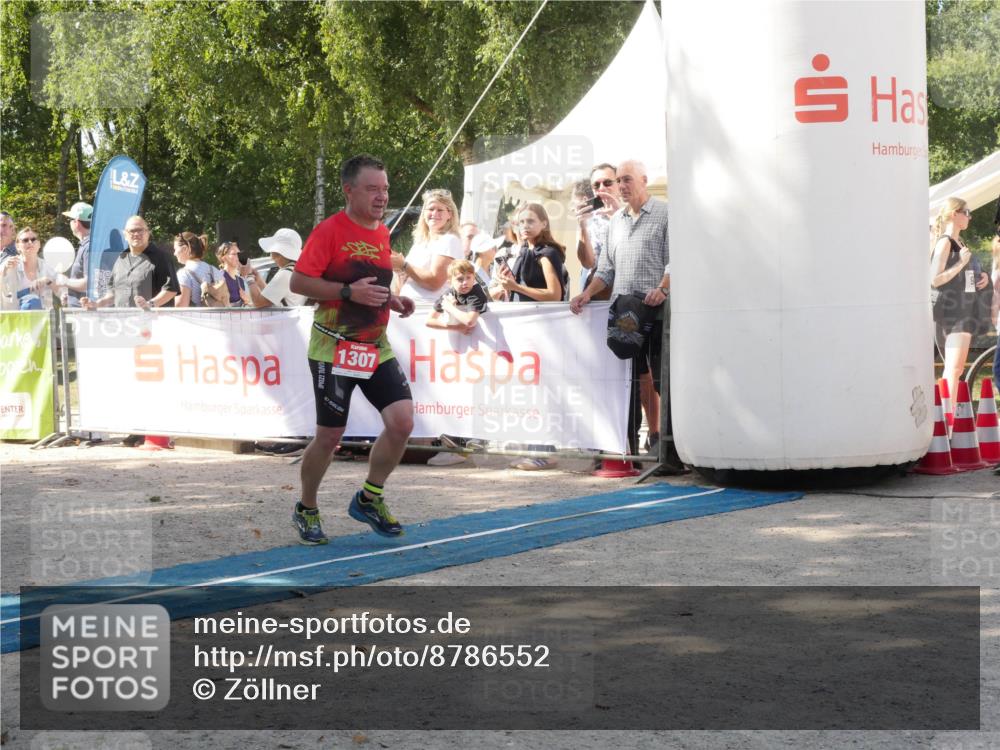 07.09.2025 - 19. Norderstedt Triathlon Zöllner http://msf.ph/oto/8786552 07.09.2025 13:05:03 Ziel 1307 meine-sportfotos.de