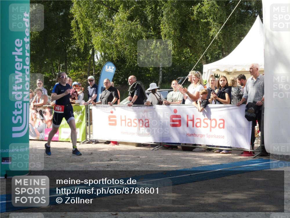 07.09.2025 - 19. Norderstedt Triathlon Zöllner http://msf.ph/oto/8786601 07.09.2025 13:06:07 Ziel 761 meine-sportfotos.de
