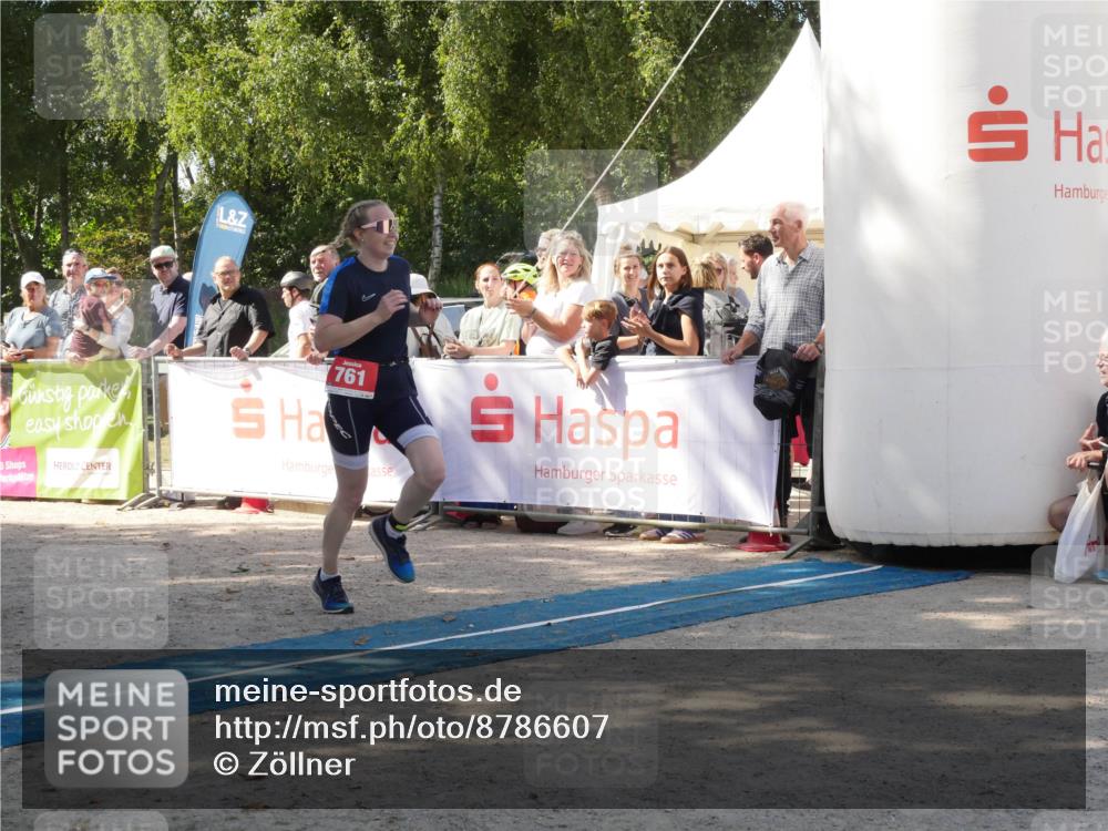 07.09.2025 - 19. Norderstedt Triathlon Zöllner http://msf.ph/oto/8786607 07.09.2025 13:06:07 Ziel 761 meine-sportfotos.de