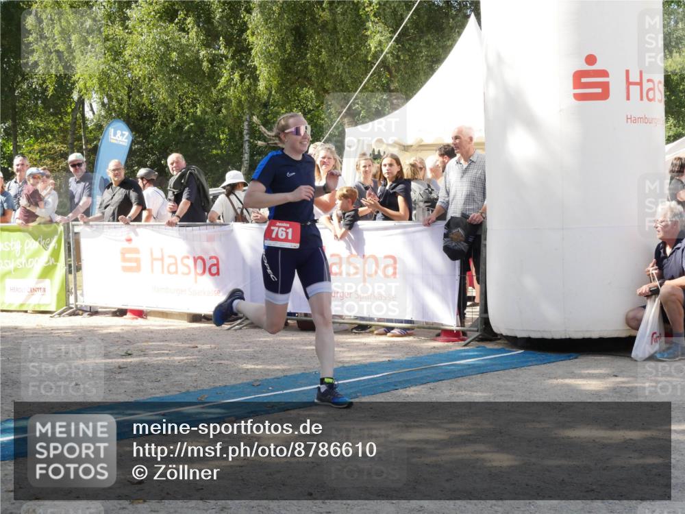 07.09.2025 - 19. Norderstedt Triathlon Zöllner http://msf.ph/oto/8786610 07.09.2025 13:06:08 Ziel 761 meine-sportfotos.de