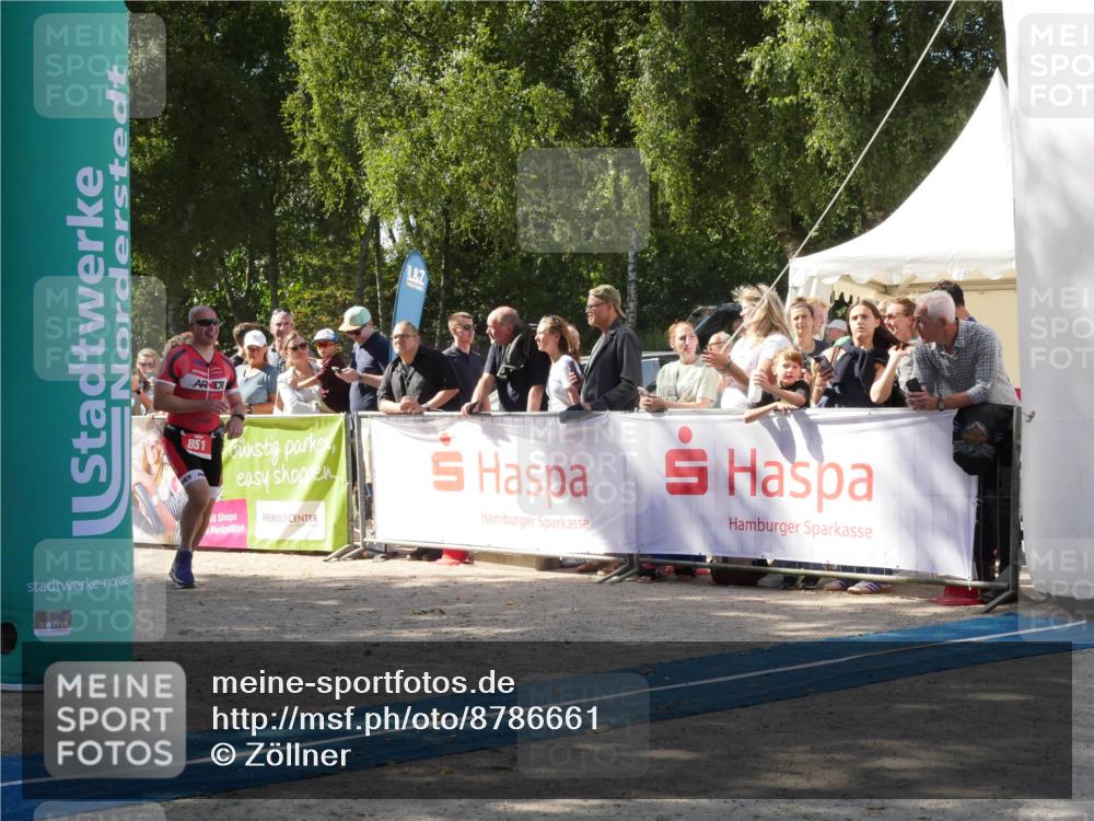 07.09.2025 - 19. Norderstedt Triathlon Zöllner http://msf.ph/oto/8786661 07.09.2025 13:07:22 Ziel 851 meine-sportfotos.de