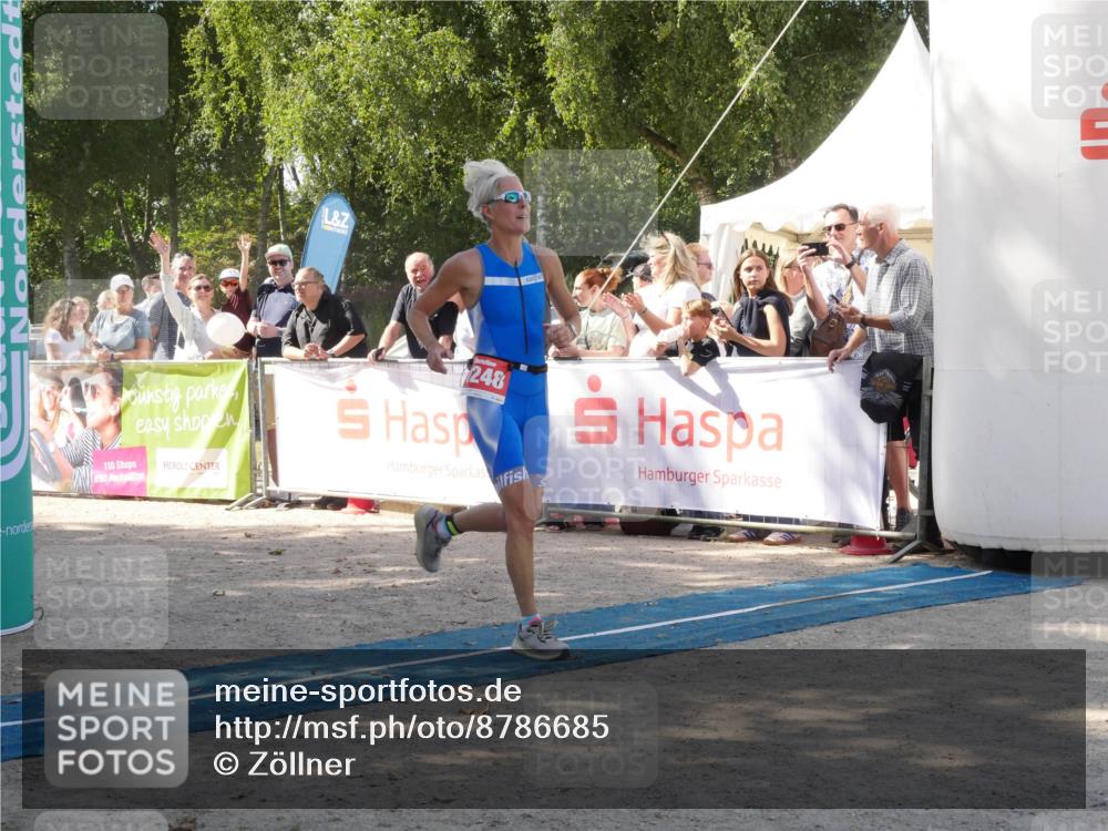 07.09.2025 - 19. Norderstedt Triathlon Zöllner http://msf.ph/oto/8786685 07.09.2025 13:07:49 Ziel 732, 1248 meine-sportfotos.de