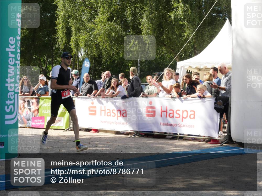 07.09.2025 - 19. Norderstedt Triathlon Zöllner http://msf.ph/oto/8786771 07.09.2025 13:08:35 Ziel 167 meine-sportfotos.de