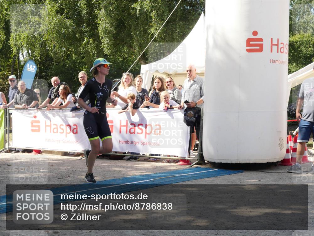 07.09.2025 - 19. Norderstedt Triathlon Zöllner http://msf.ph/oto/8786838 07.09.2025 13:10:30 Ziel 1392 meine-sportfotos.de