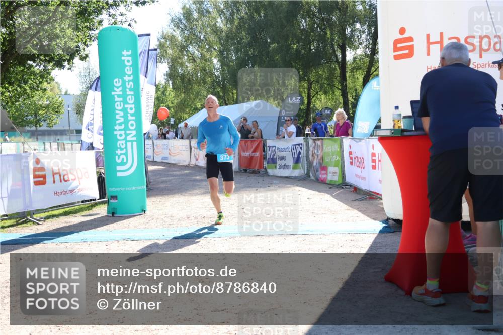 07.09.2025 - 19. Norderstedt Triathlon Zöllner http://msf.ph/oto/8786840 07.09.2025 15:44:23 Ziel 373 meine-sportfotos.de