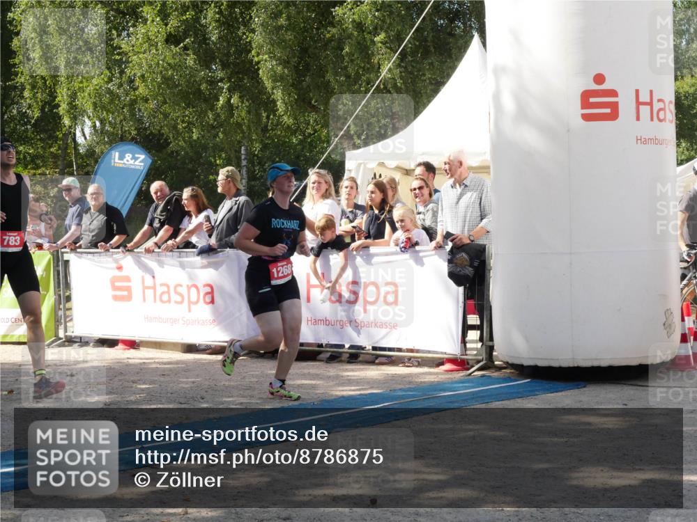 07.09.2025 - 19. Norderstedt Triathlon Zöllner http://msf.ph/oto/8786875 07.09.2025 13:11:20 Ziel 783, 1268 meine-sportfotos.de