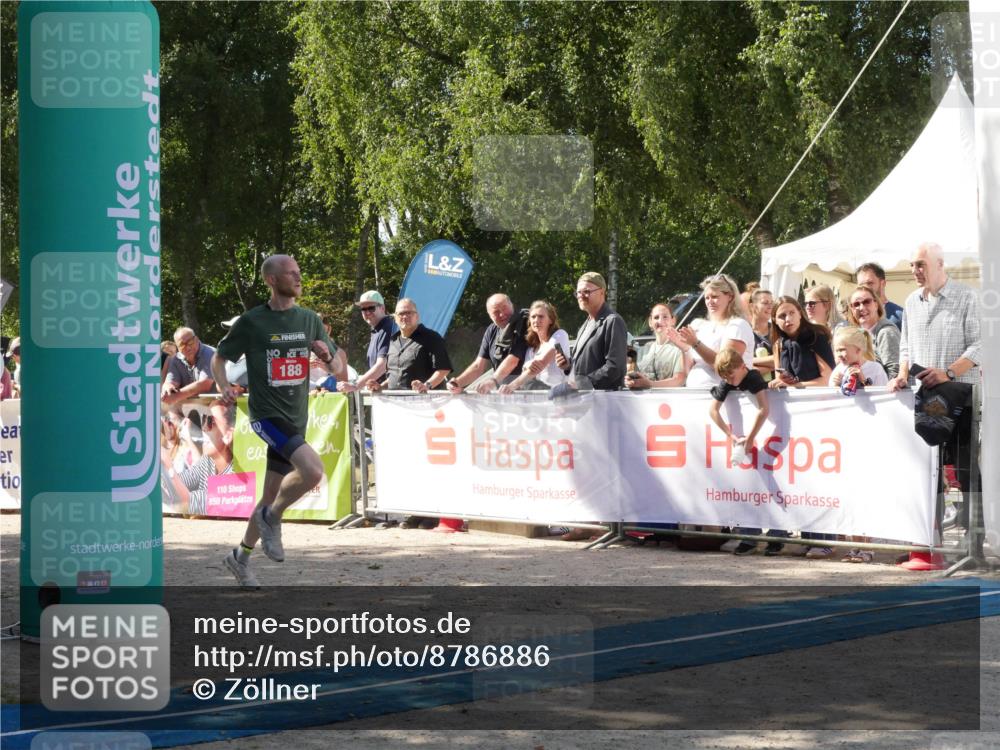 07.09.2025 - 19. Norderstedt Triathlon Zöllner http://msf.ph/oto/8786886 07.09.2025 13:11:25 Ziel 188, 783, 1268 meine-sportfotos.de