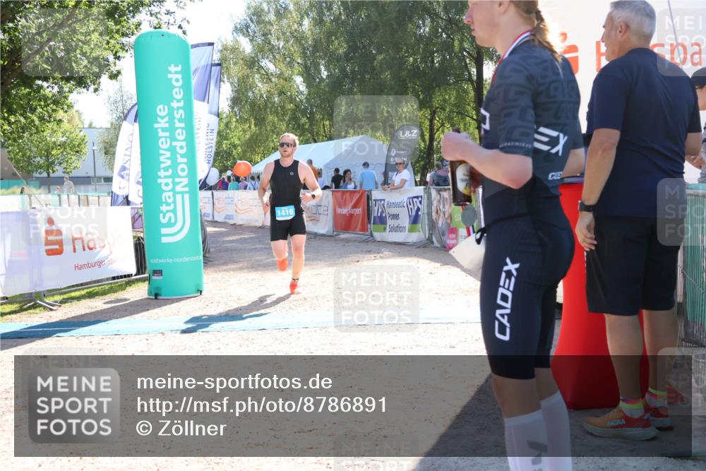 07.09.2025 - 19. Norderstedt Triathlon Zöllner http://msf.ph/oto/8786891 07.09.2025 15:46:19 Ziel 1416 meine-sportfotos.de