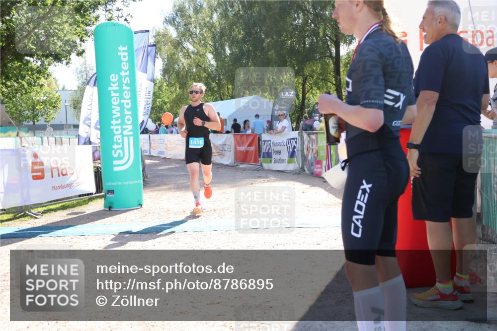 07.09.2025 - 19. Norderstedt Triathlon Zöllner http://msf.ph/oto/8786895 07.09.2025 15:46:19 Ziel 1416 meine-sportfotos.de