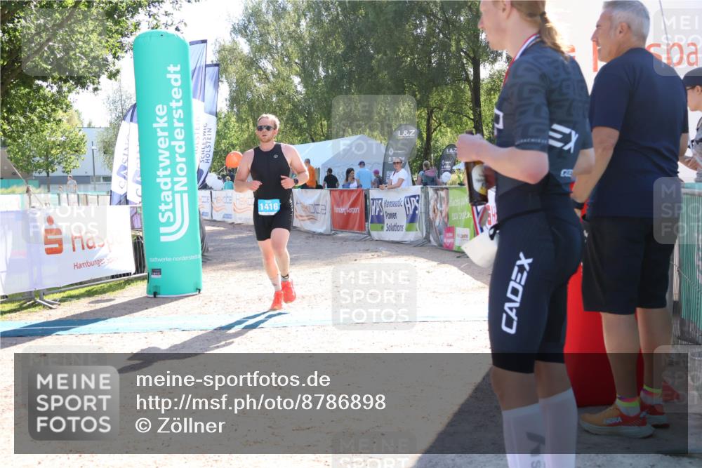 07.09.2025 - 19. Norderstedt Triathlon Zöllner http://msf.ph/oto/8786898 07.09.2025 15:46:20 Ziel 1416 meine-sportfotos.de