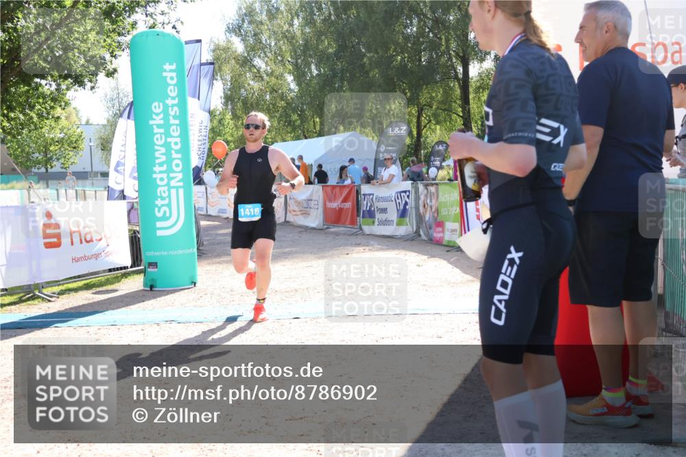 07.09.2025 - 19. Norderstedt Triathlon Zöllner http://msf.ph/oto/8786902 07.09.2025 15:46:20 Ziel 1416 meine-sportfotos.de