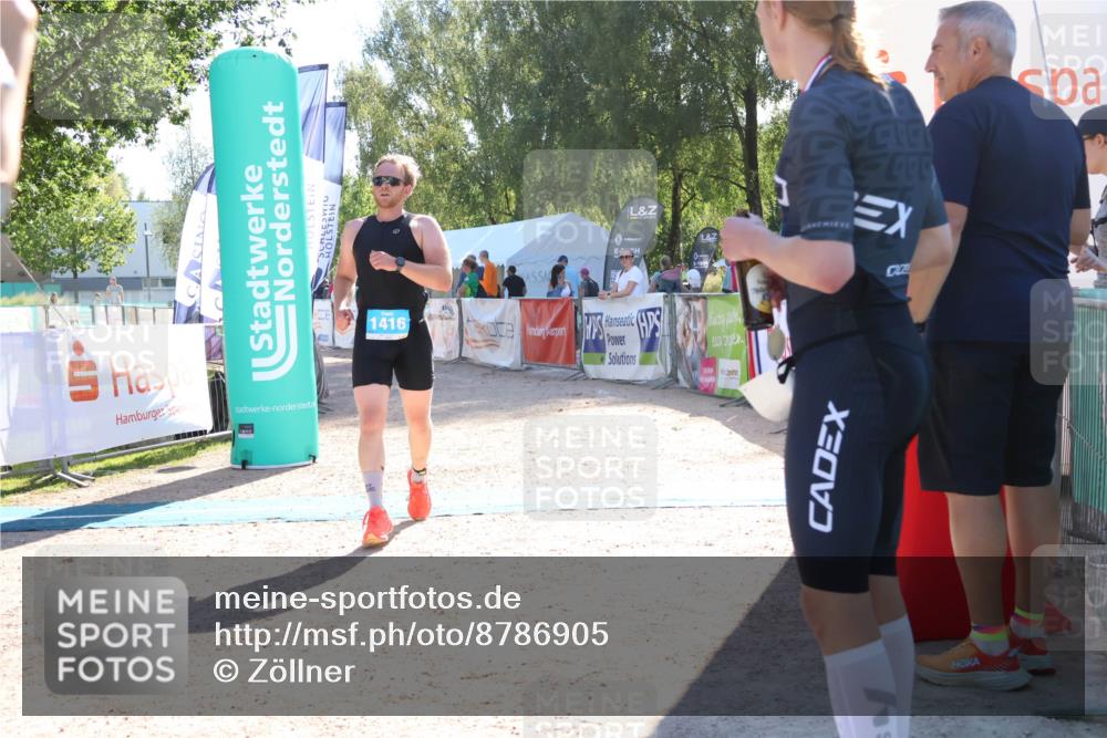 07.09.2025 - 19. Norderstedt Triathlon Zöllner http://msf.ph/oto/8786905 07.09.2025 15:46:20 Ziel 1416 meine-sportfotos.de