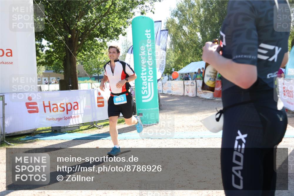 07.09.2025 - 19. Norderstedt Triathlon Zöllner http://msf.ph/oto/8786926 07.09.2025 15:46:40 Ziel 863 meine-sportfotos.de