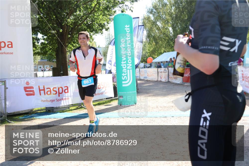 07.09.2025 - 19. Norderstedt Triathlon Zöllner http://msf.ph/oto/8786929 07.09.2025 15:46:40 Ziel 863 meine-sportfotos.de
