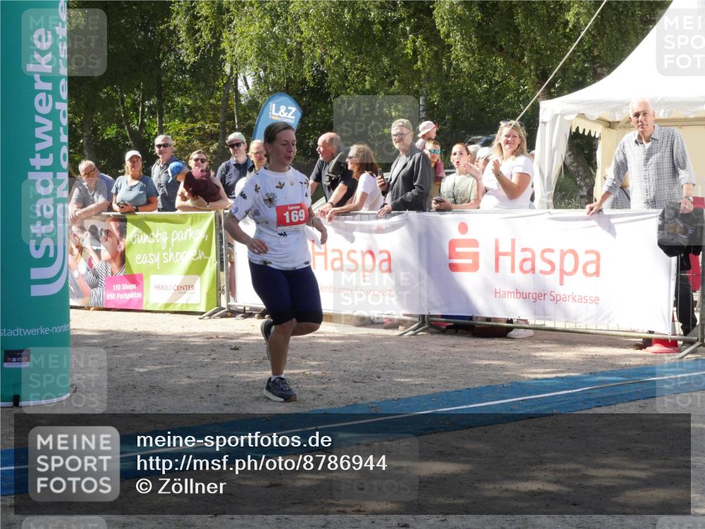 07.09.2025 - 19. Norderstedt Triathlon Zöllner http://msf.ph/oto/8786944 07.09.2025 13:12:27 Ziel 169 meine-sportfotos.de