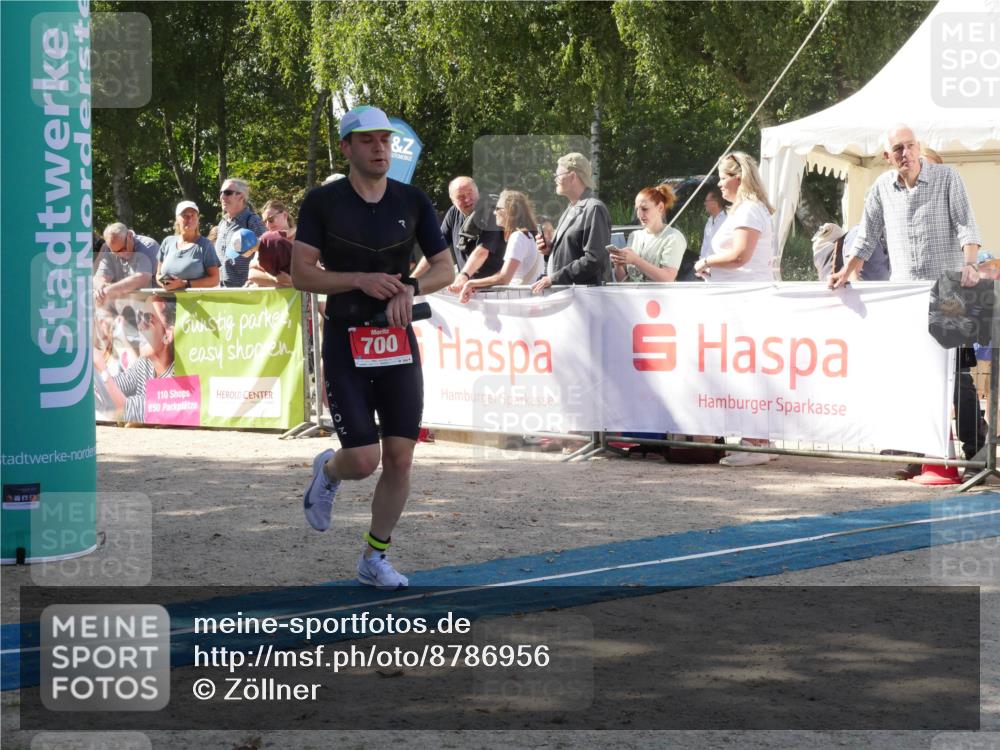 07.09.2025 - 19. Norderstedt Triathlon Zöllner http://msf.ph/oto/8786956 07.09.2025 13:12:32 Ziel 169, 700 meine-sportfotos.de