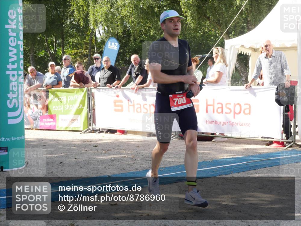 07.09.2025 - 19. Norderstedt Triathlon Zöllner http://msf.ph/oto/8786960 07.09.2025 13:12:33 Ziel 169, 700 meine-sportfotos.de