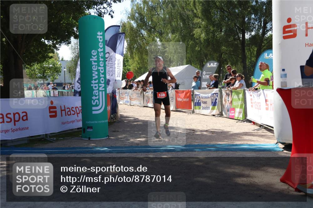 07.09.2025 - 19. Norderstedt Triathlon Zöllner http://msf.ph/oto/8787014 07.09.2025 13:29:57 Ziel 159, 1345 meine-sportfotos.de