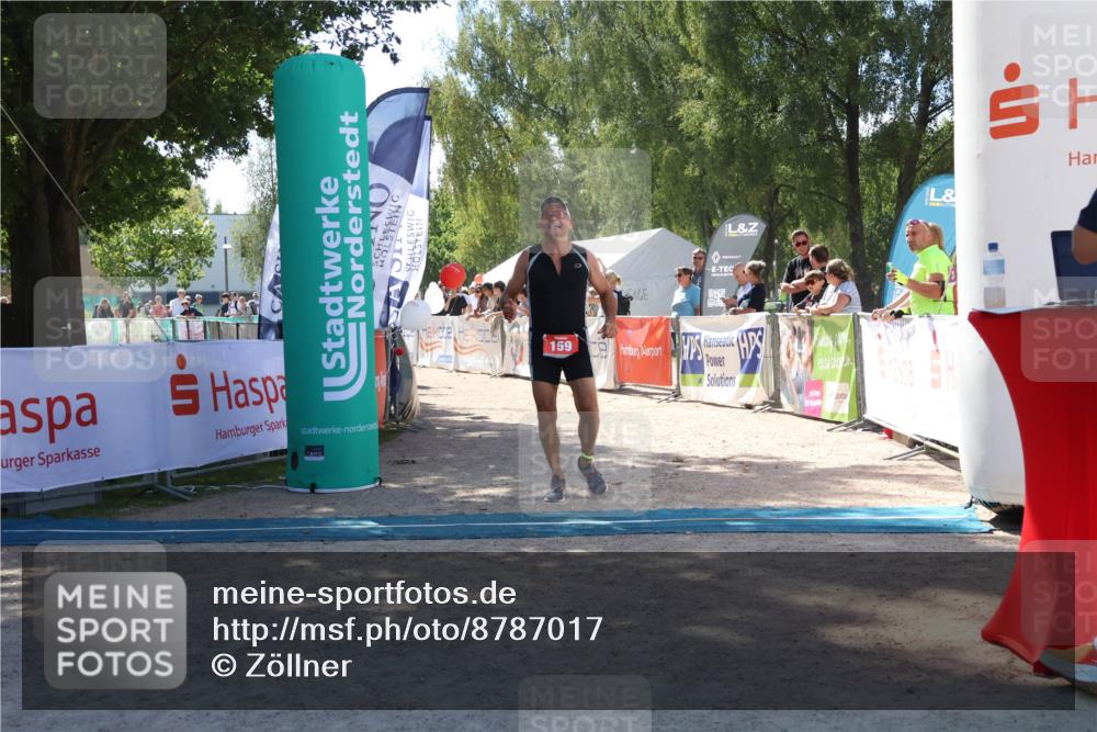 07.09.2025 - 19. Norderstedt Triathlon Zöllner http://msf.ph/oto/8787017 07.09.2025 13:29:58 Ziel 159, 1345 meine-sportfotos.de