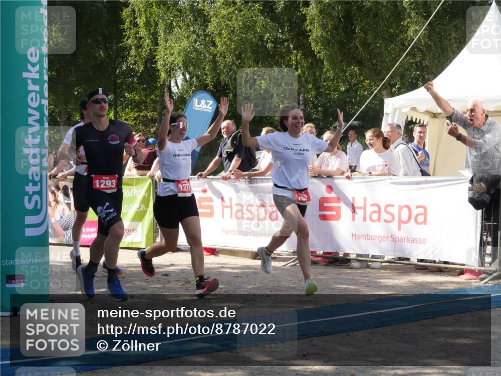 07.09.2025 - 19. Norderstedt Triathlon Zöllner http://msf.ph/oto/8787022 07.09.2025 13:14:15 Ziel 139, 302, 780, 1277, 1293 meine-sportfotos.de