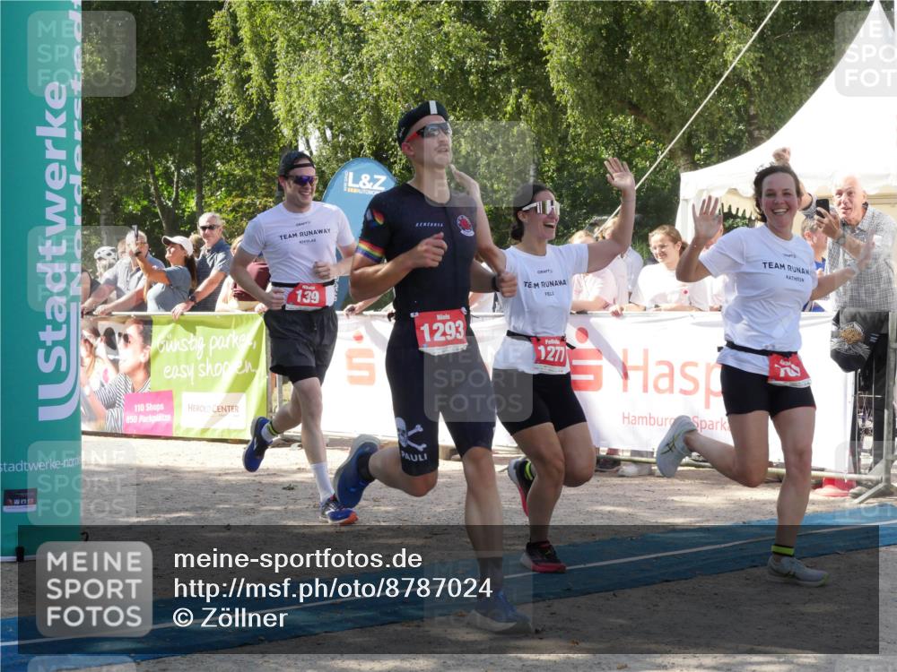 07.09.2025 - 19. Norderstedt Triathlon Zöllner http://msf.ph/oto/8787024 07.09.2025 13:14:16 Ziel 139, 302, 780, 1277, 1293 meine-sportfotos.de