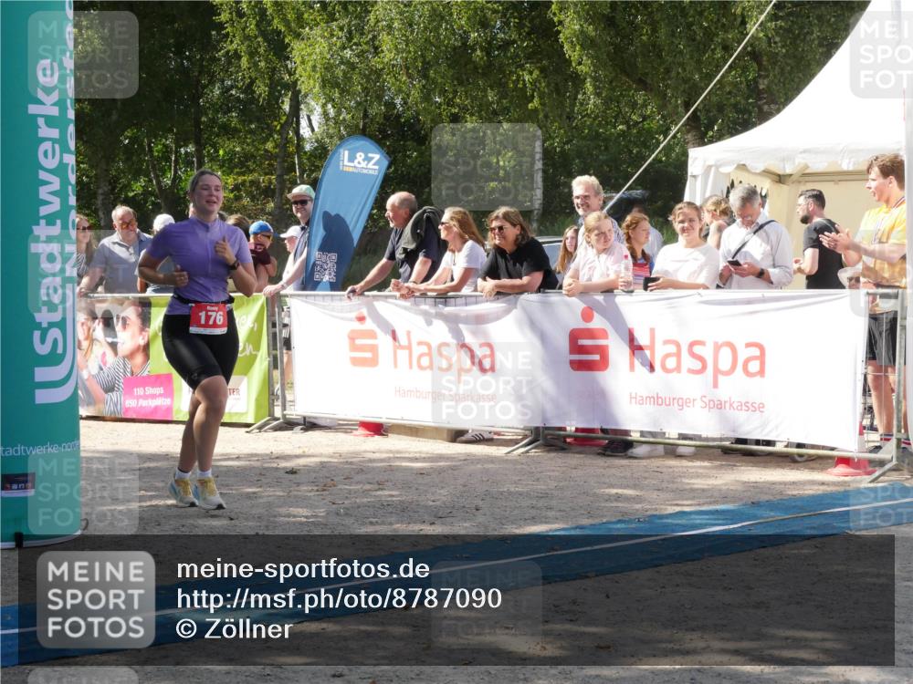 07.09.2025 - 19. Norderstedt Triathlon Zöllner http://msf.ph/oto/8787090 07.09.2025 13:15:20 Ziel 176, 1382 meine-sportfotos.de