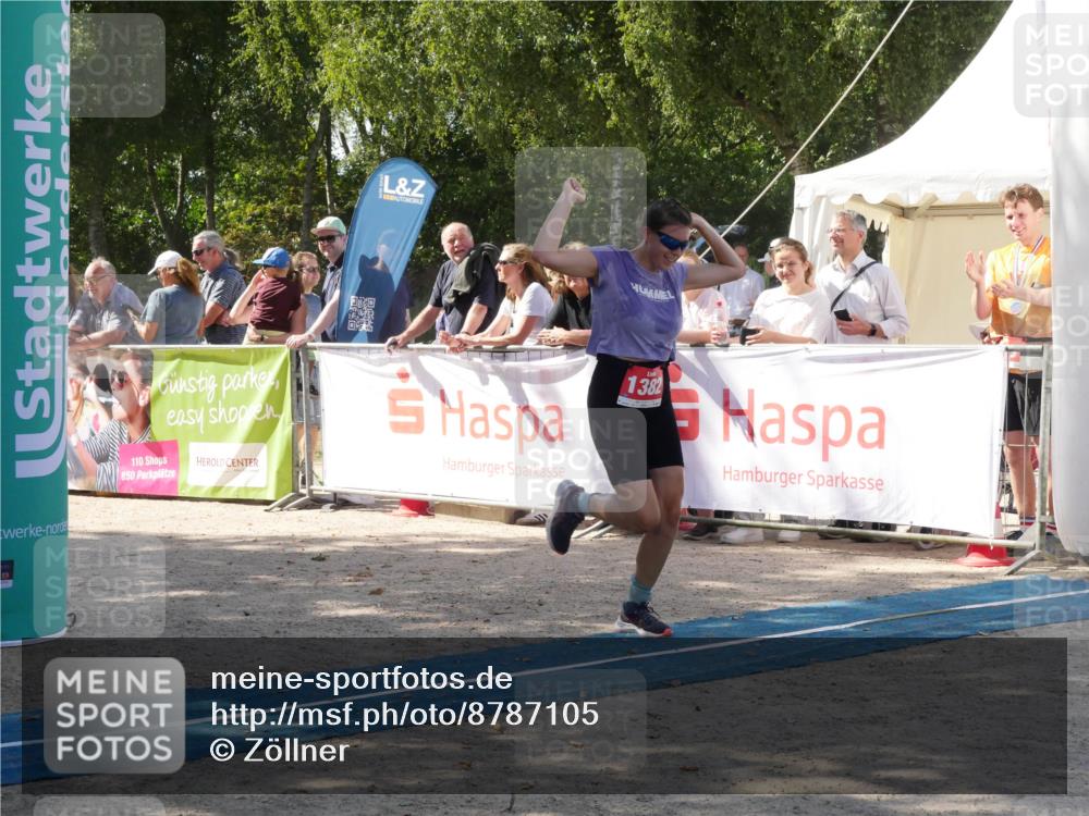 07.09.2025 - 19. Norderstedt Triathlon Zöllner http://msf.ph/oto/8787105 07.09.2025 13:15:23 Ziel 176, 1382 meine-sportfotos.de