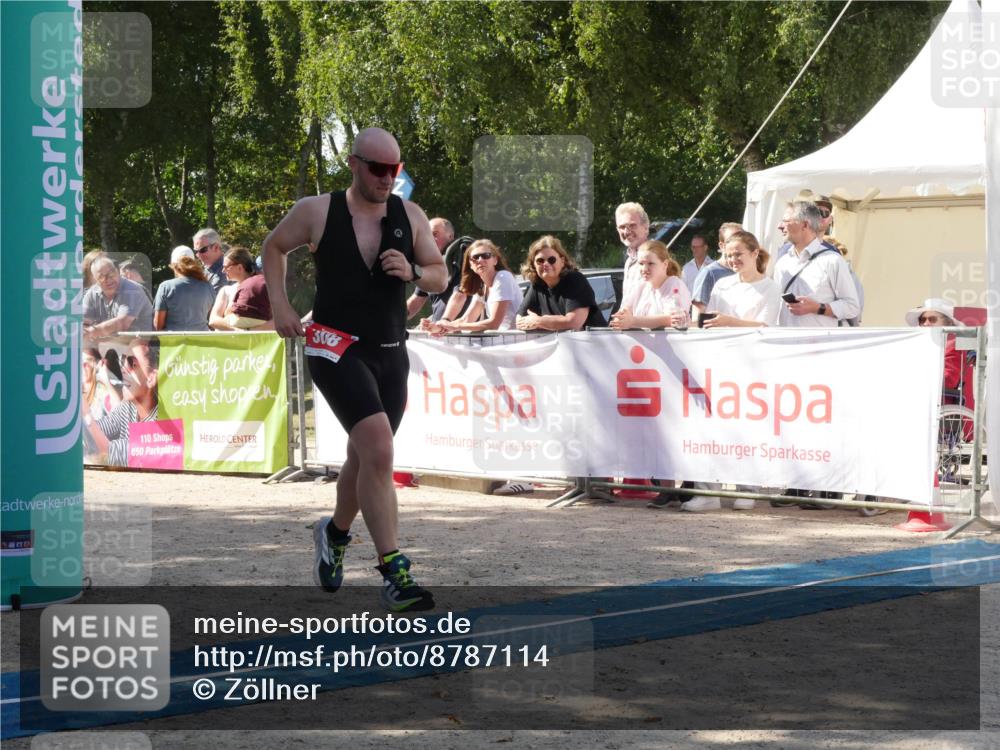 07.09.2025 - 19. Norderstedt Triathlon Zöllner http://msf.ph/oto/8787114 07.09.2025 13:15:29 Ziel 308, 1382 meine-sportfotos.de