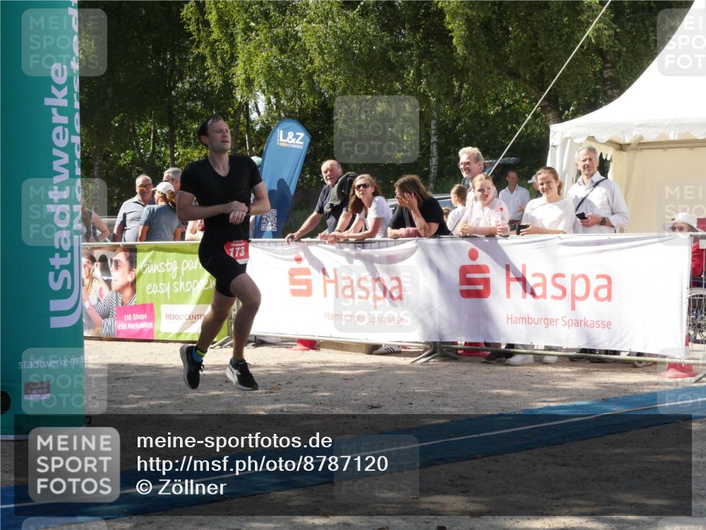 07.09.2025 - 19. Norderstedt Triathlon Zöllner http://msf.ph/oto/8787120 07.09.2025 13:15:34 Ziel 173, 308 meine-sportfotos.de